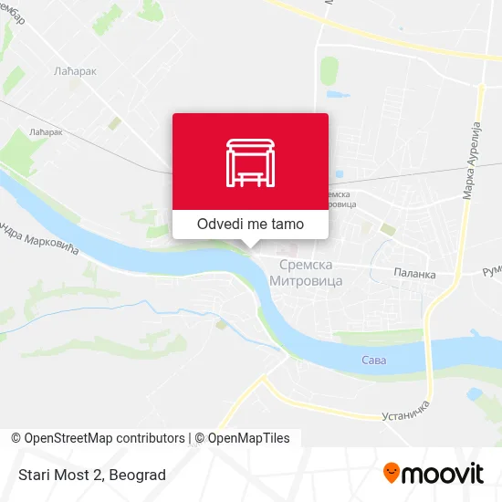 Stari Most 2 mapa