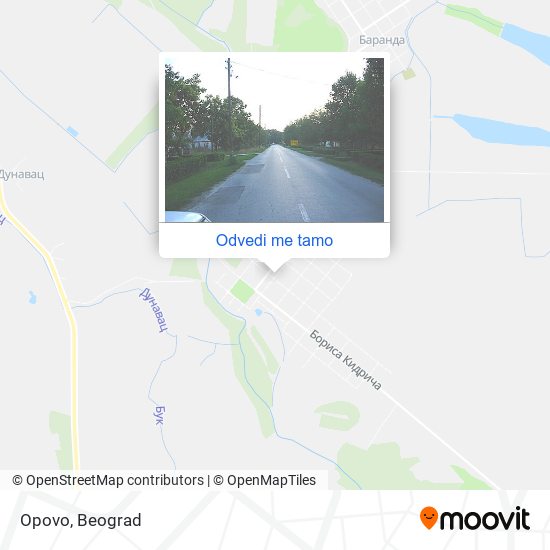 Opovo mapa