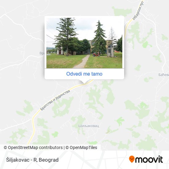 Šiljakovac - R mapa