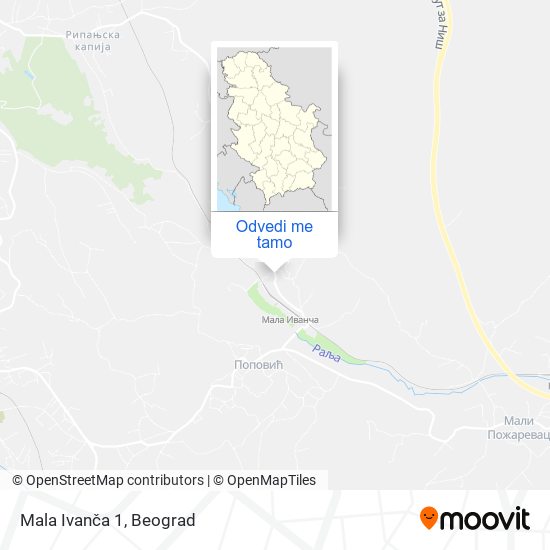 Mala Ivanča 1 mapa