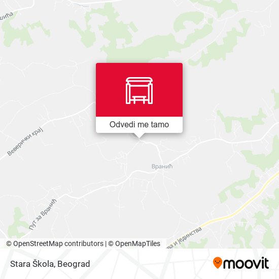 Stara Škola mapa