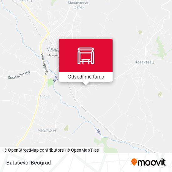 Bataševo mapa