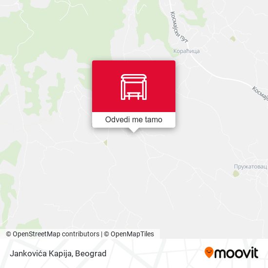 Jankovića Kapija mapa