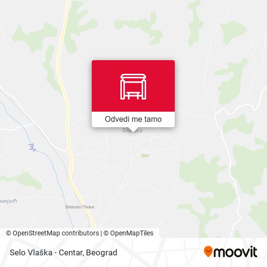 Selo Vlaška - Centar mapa