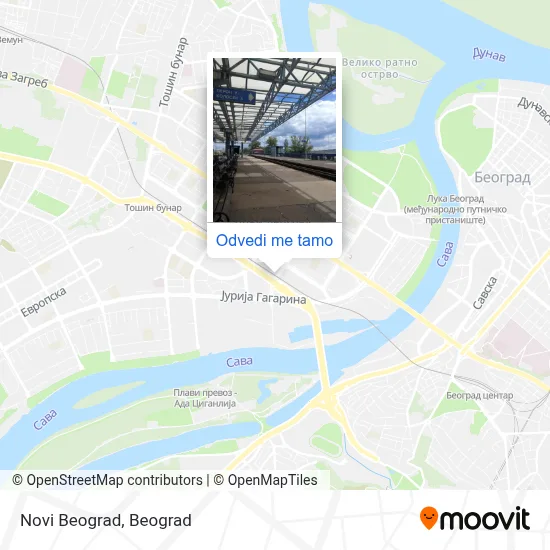 Novi Beograd mapa