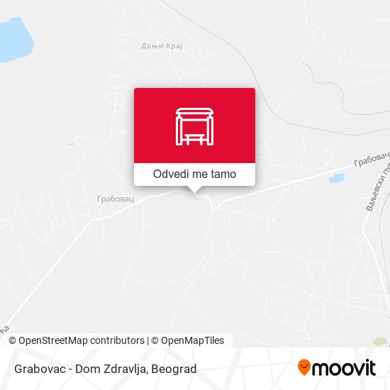 Grabovac - Dom Zdravlja mapa
