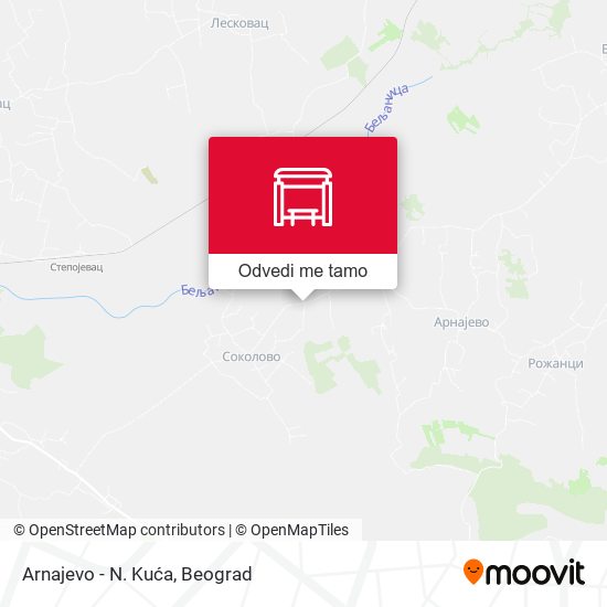 Arnajevo - N. Kuća mapa