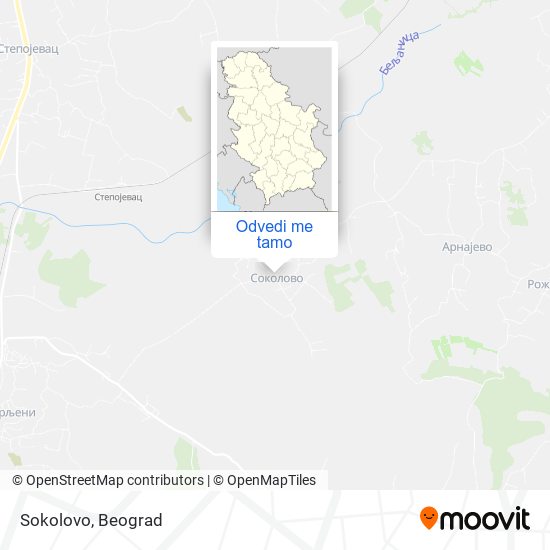 Sokolovo mapa