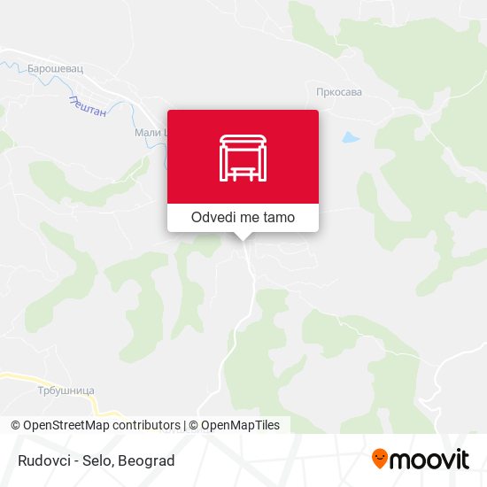 Rudovci - Selo mapa
