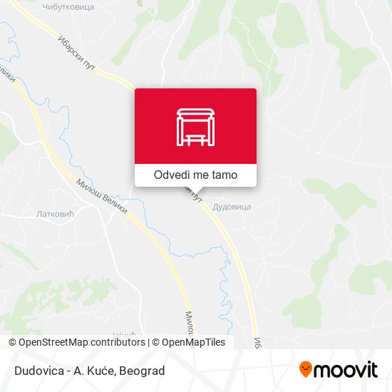 Dudovica - A. Kuće mapa