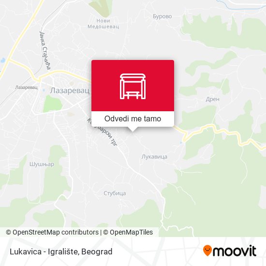 Lukavica - Igralište mapa