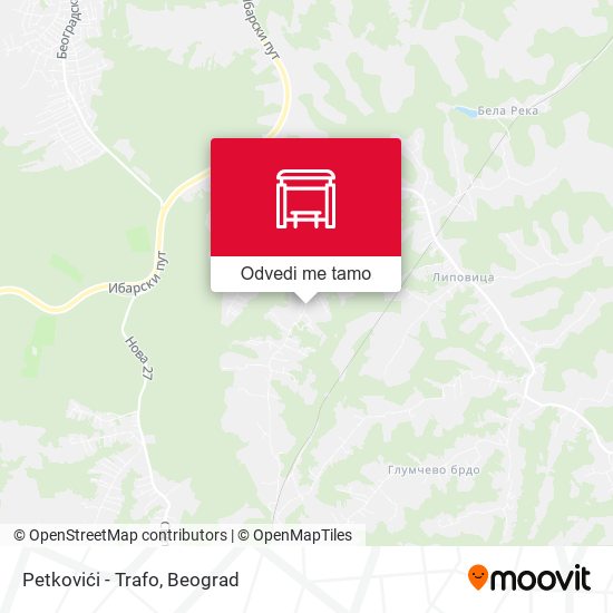 Petkovići - Trafo mapa