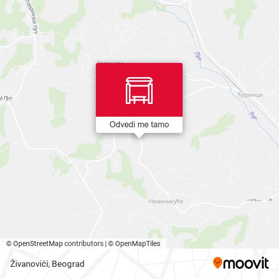 Živanovići mapa