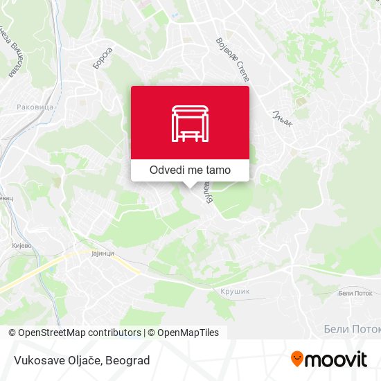 Vukosave Oljače mapa