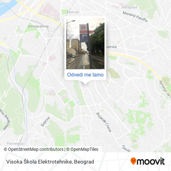 Visoka Škola Elektrotehnike mapa