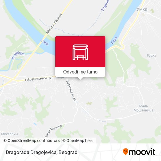 Dragorada Dragojevića mapa