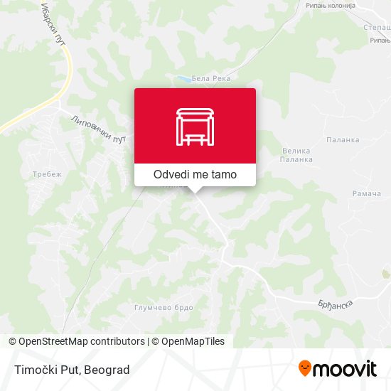 Timočki Put mapa