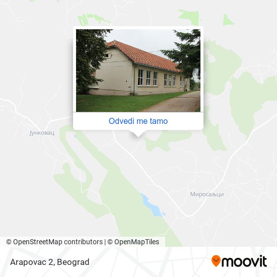 Arapovac 2 mapa