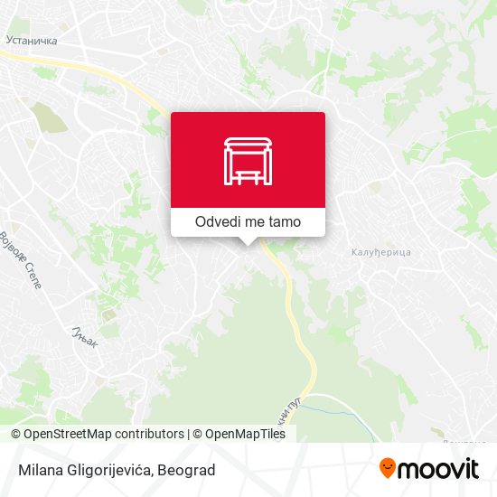 Milana Gligorijevića mapa