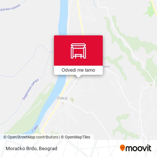 Moračko Brdo mapa