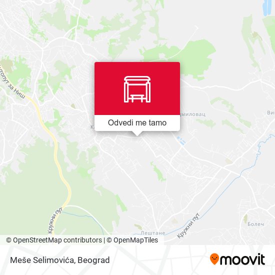 Meše Selimovića mapa