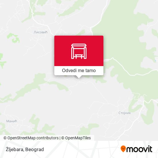 Žljebara mapa