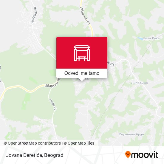 Jovana Deretića mapa