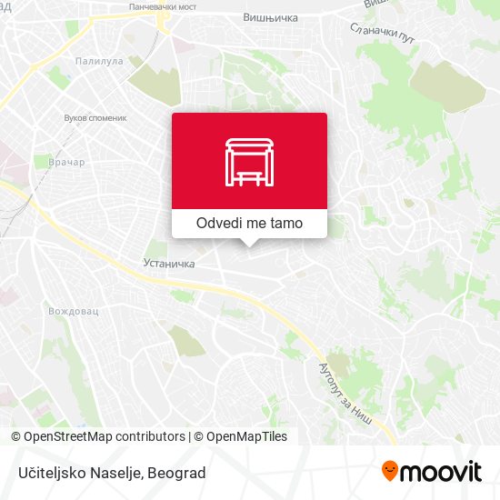 Učiteljsko Naselje mapa