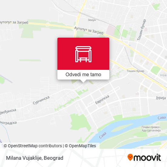 Milana Vujaklije mapa