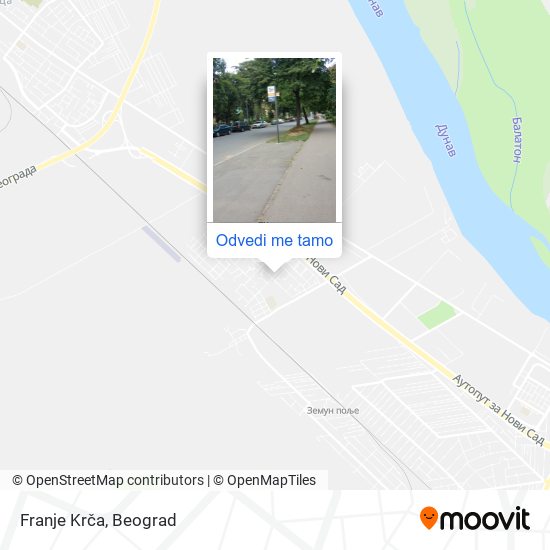 Franje Krča mapa