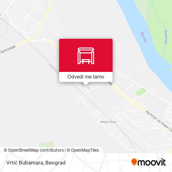 Vrtić Bubamara mapa