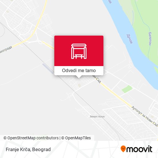 Franje Krča mapa