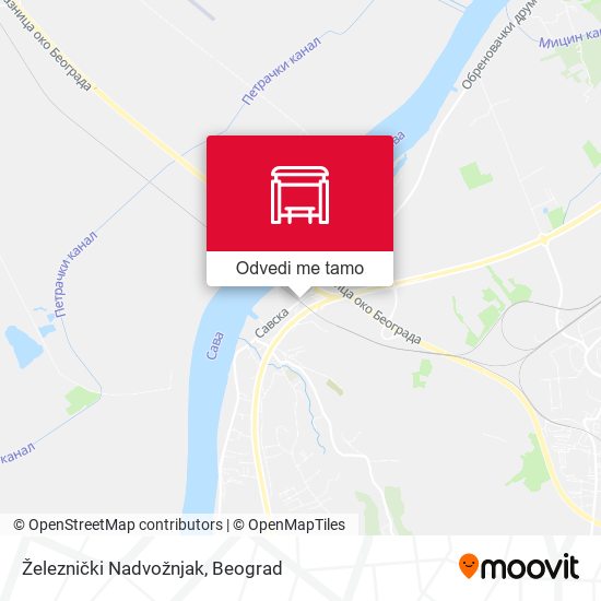 Železnički Nadvožnjak mapa