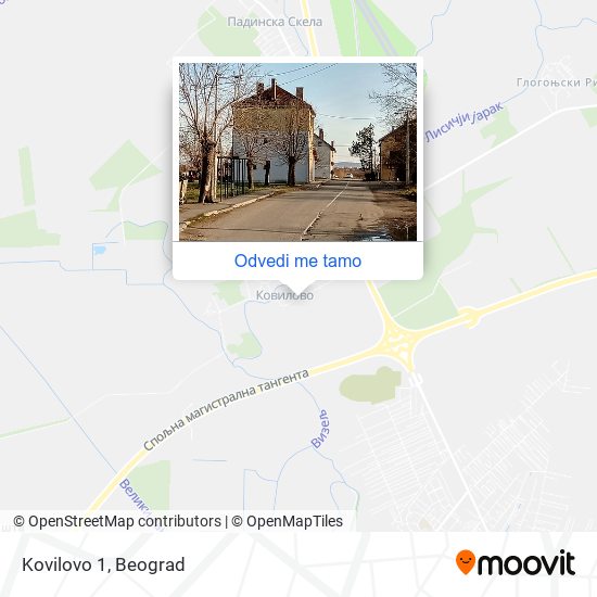 Kovilovo 1 mapa