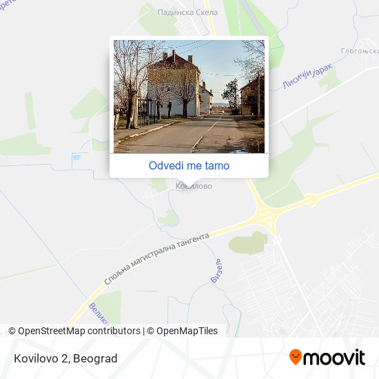 Kovilovo 2 mapa