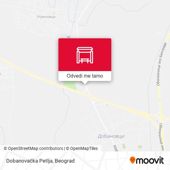 Dobanovačka Petlja mapa