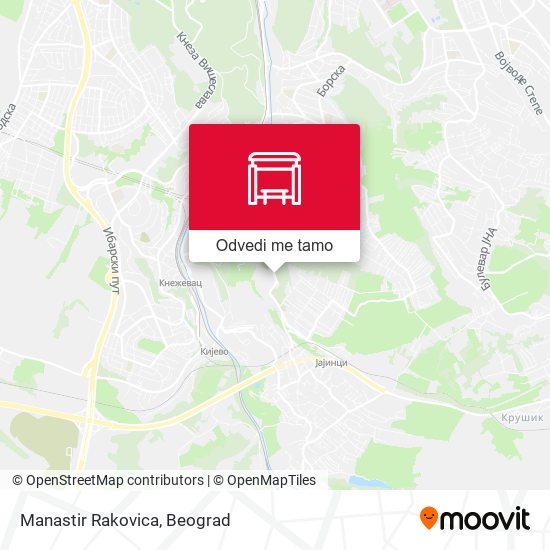 Manastir Rakovica mapa