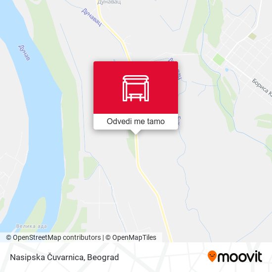 Nasipska Čuvarnica mapa