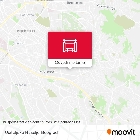 Učiteljsko Naselje mapa