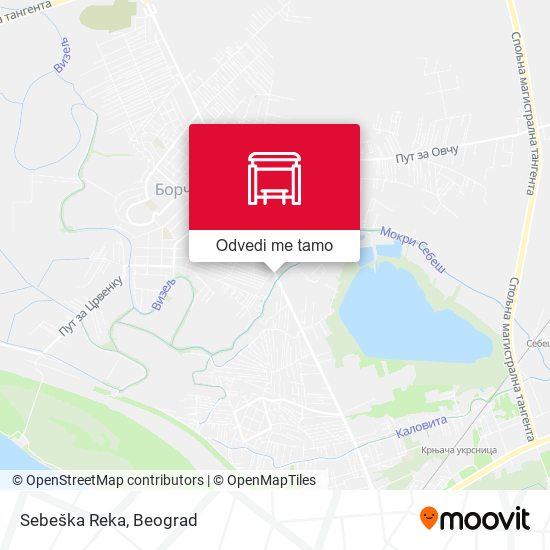 Sebeška Reka mapa