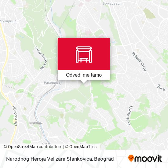 Narodnog Heroja Velizara Stankovića mapa