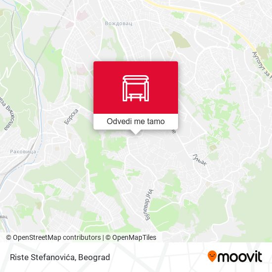 Riste Stefanovića mapa