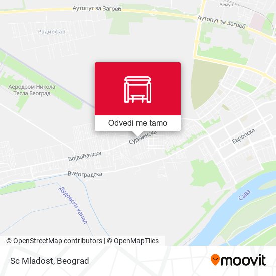 Sc Mladost mapa