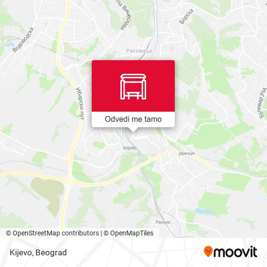 Kijevo mapa