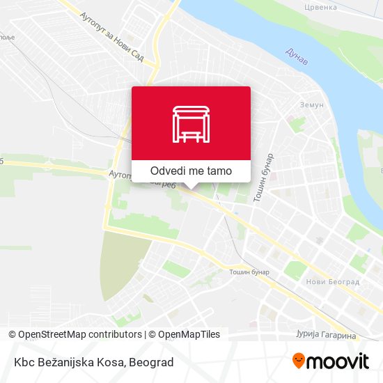 Kbc Bežanijska Kosa mapa