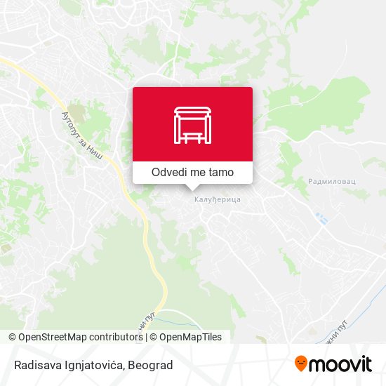 Radisava Ignjatovića mapa