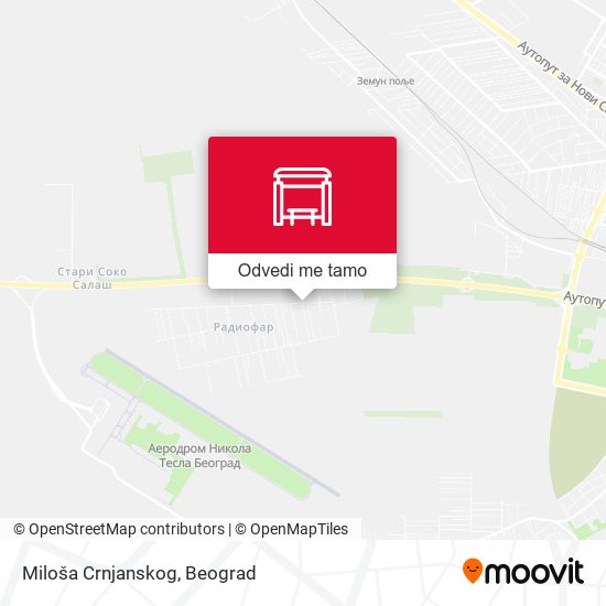 Miloša Crnjanskog mapa