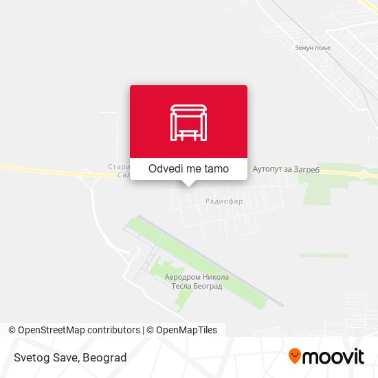 Svetog Save mapa