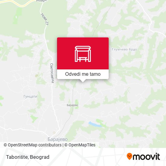 Taborište mapa