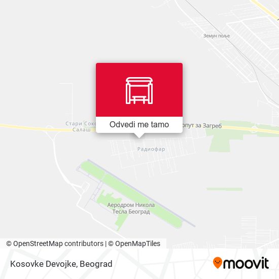 Kosovke Devojke mapa